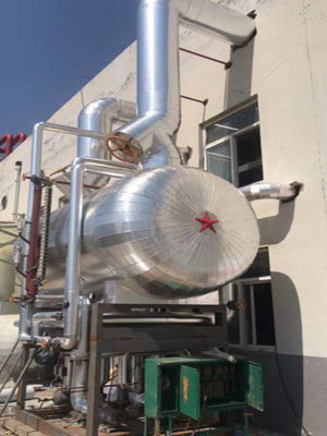 白铁保温施工 设备保温现场施工 岩棉管0.036+0.00015tm