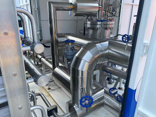 PVC工业彩壳 冷冻机组外保温材料 铁皮保温工程施工系列